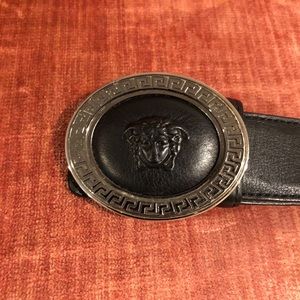 Versace logo belt